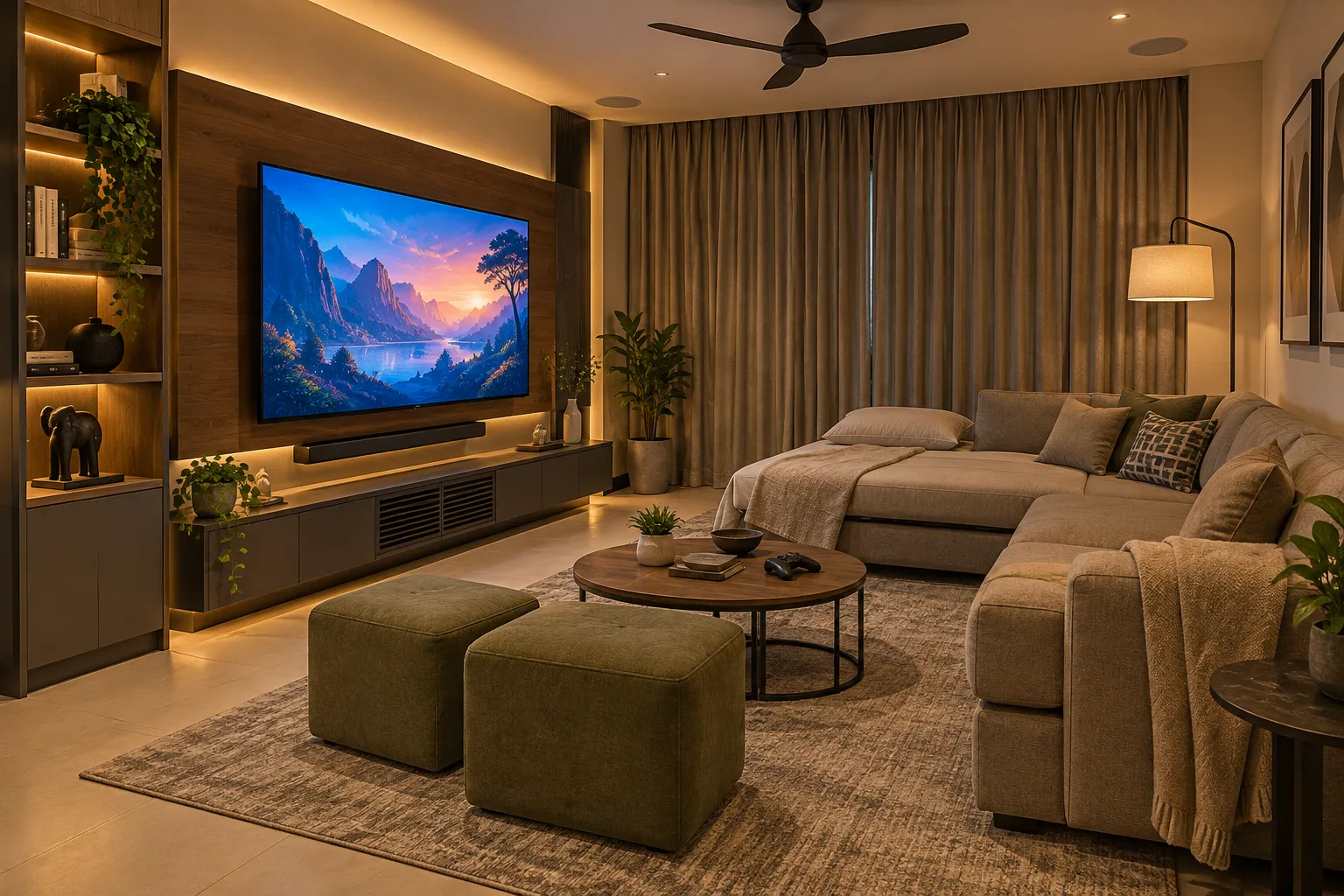 Multipurpose Media Room